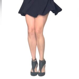 Jessica Simpson Black Strappy Heels 6